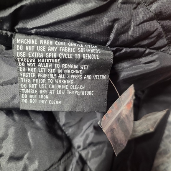 VTG Ski-Doo XPS Performance Bombardier Snowmobile Jacket Men's XLT Black Patches - Picture 6 of 16